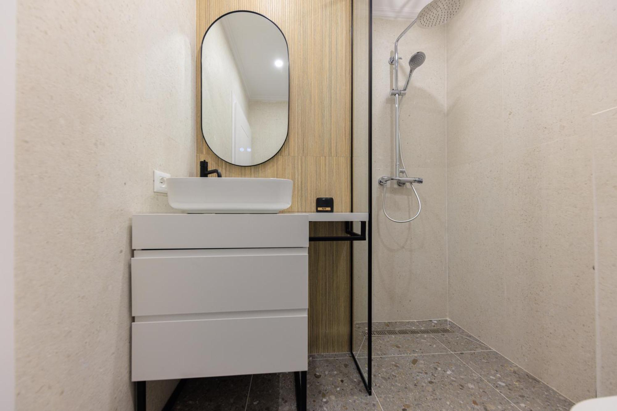Syncron Centre Skyline Rooftop Tirana Apartments المظهر الخارجي الصورة